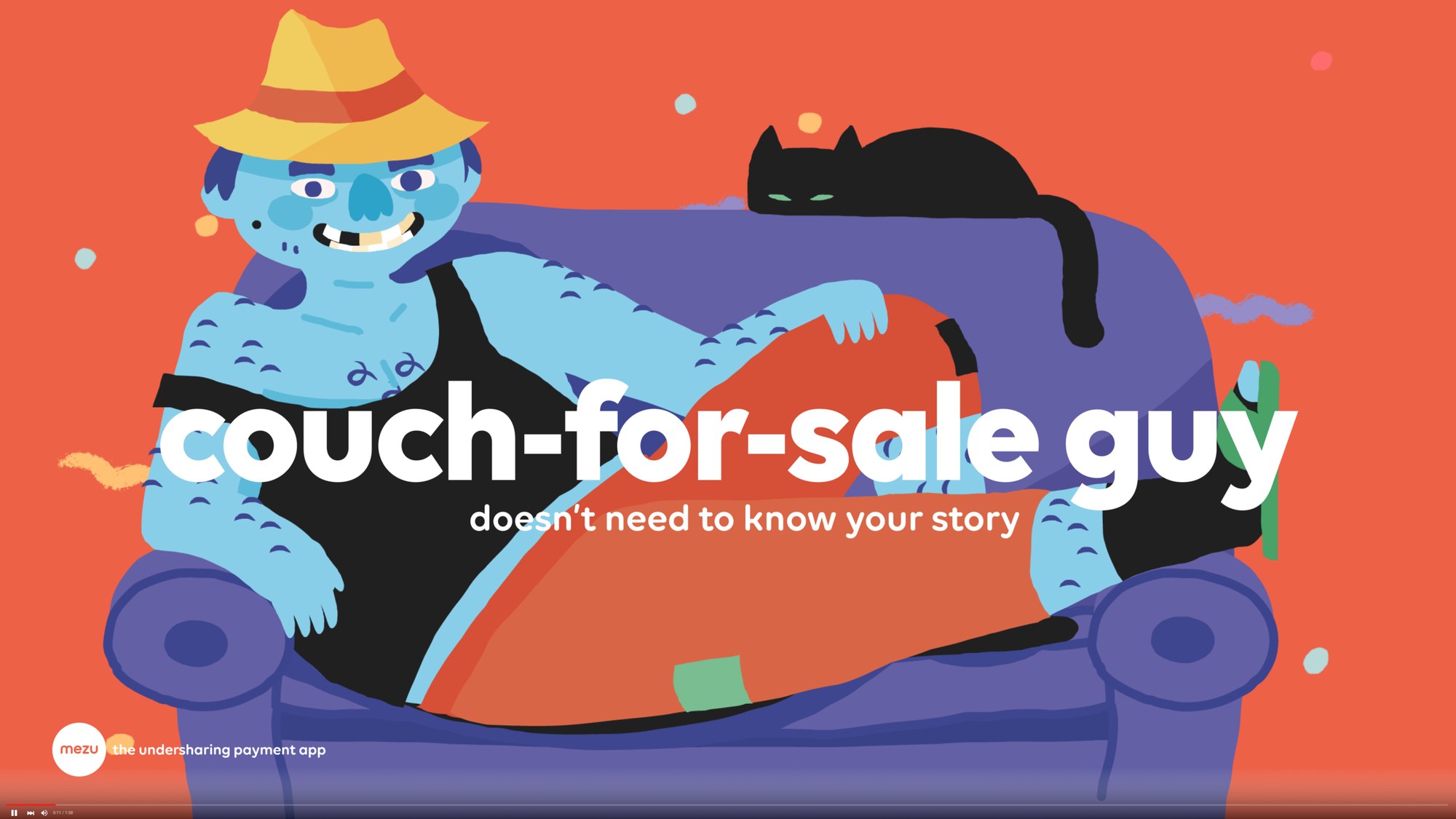 Campaign film: couch-for-sale guy