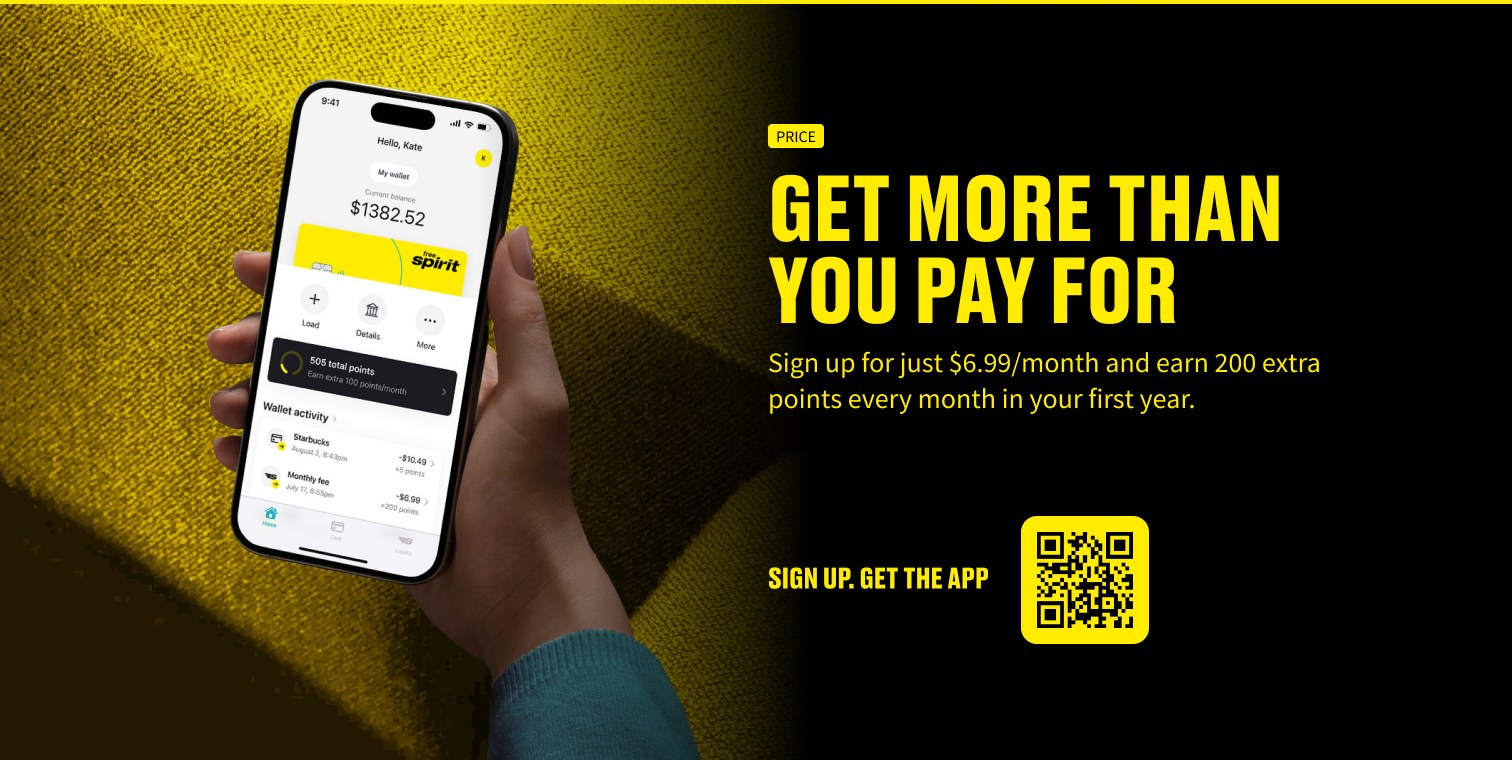 The app in hand beside the headline Get more than you pay for