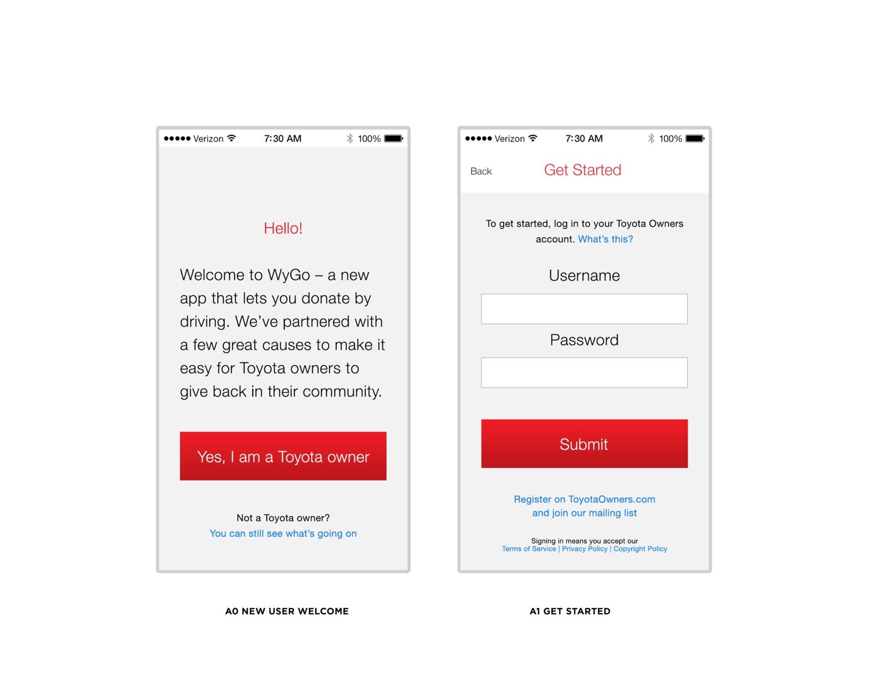Toyota WyGo App, image 11